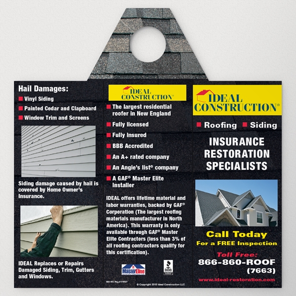 Show details for Doorhanger Brochure Die Cut