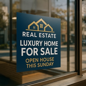 Show details for Window Cling - Real Estate