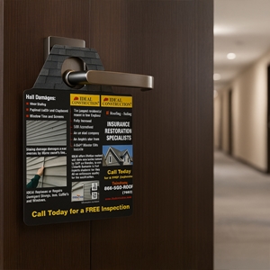 Show details for Doorhanger Brochure Die Cut