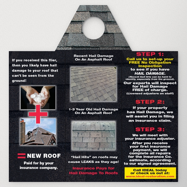 Show details for Doorhanger Brochure Die Cut