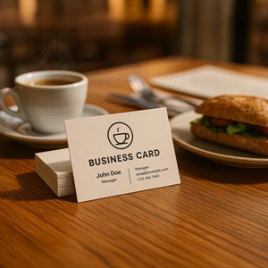 Show details for Business Card - Restaurant & Café