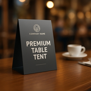 Show details for Standing Table Tents - Restaurant & Café