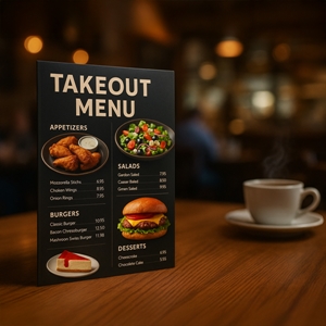 Show details for Takeout Menu - Restaurant & Café
