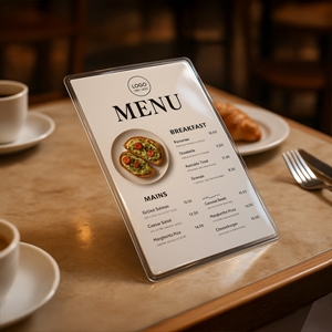 Show details for Laminated Menus - Restaurant & Café