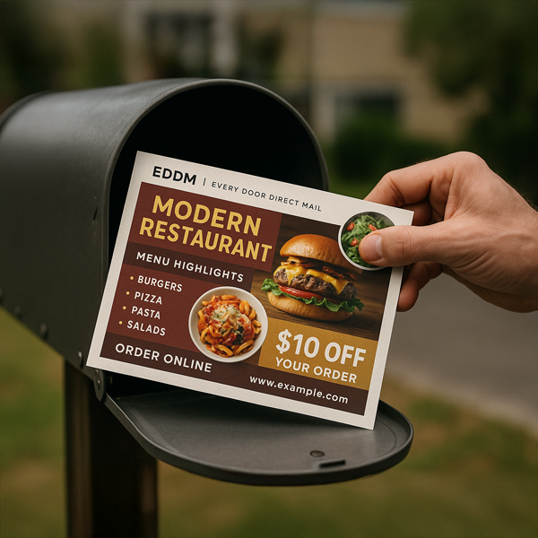 Show details for EDDM Postcard - Restaurant & Café