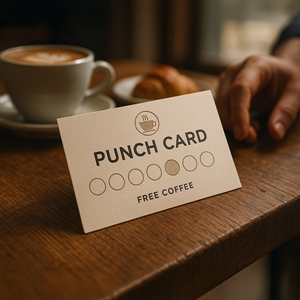 Show details for Loyalty/Punch Card - Restaurant & Café