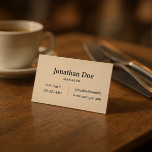 Show details for Standard Business Cards