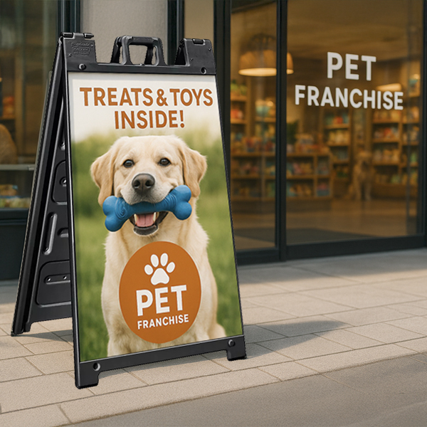 Show details for A-Frame Sign - Franchise