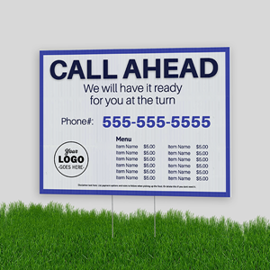 Picture of Order Ahead Golf Sign