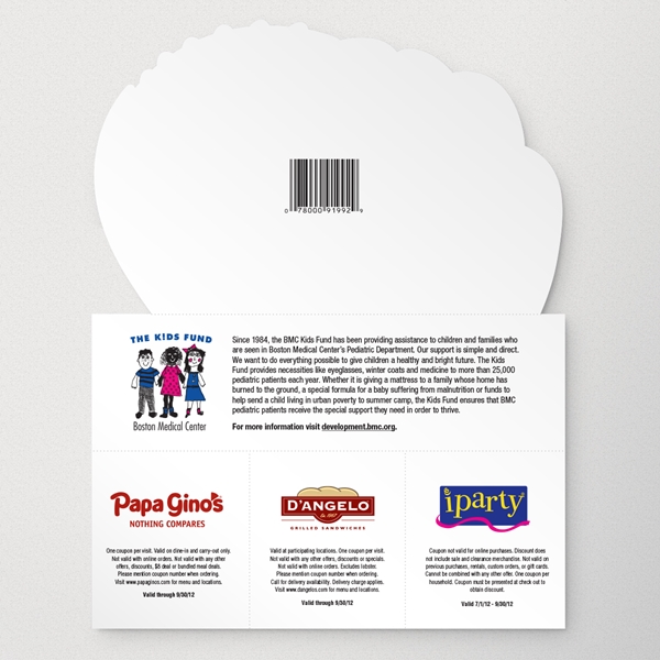 Show details for Baseball Glove with Coupons Die Cut