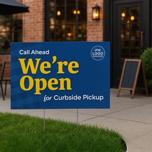 Show details for Curbside / Lawn Signs