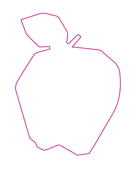 Picture of Apple Die cut